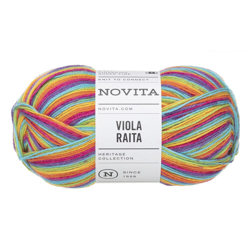 Novita Novita - Viola Raita 100g 980 rainbow Novita Novita - Viola Raita 100g 980 rainbow