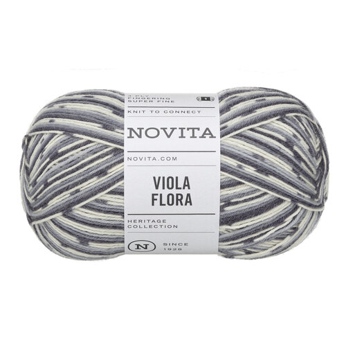 Novita Novita - Viola Flora 100g 8361 black tulip Novita Novita - Viola Flora 100g 8361 black tulip