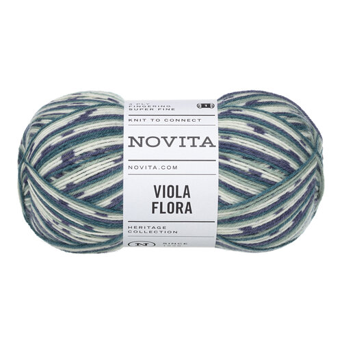 Novita Novita - Viola Flora 100g 711 water lily Novita Novita - Viola Flora 100g 711 water lily