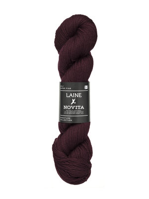 Novita Novita -  Laine 4PLY 100g 7821 Deep Burgundy