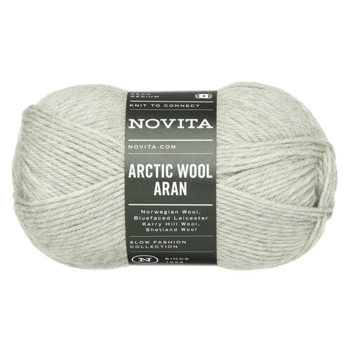 Novita Novita - Arctic Wool Aran 100g 443 breeze Novita Novita - Arctic Wool Aran 100g 443 breeze