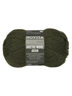 Novita Novita -  Arctic Wool Aran 100g 357 grey willow Novita Novita -  Arctic Wool Aran 100g 357 grey willow