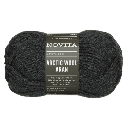 Novita Novita - Arctic Wool Aran 100g 089 thunder Novita Novita - Arctic Wool Aran 100g 089 thunder