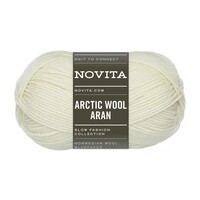Novita - Arctic Wool Aran 100g 025 blizzard