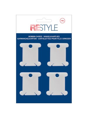 Restyle Wikkelkaartjes 100 plastic - NIEUW - Restyle
