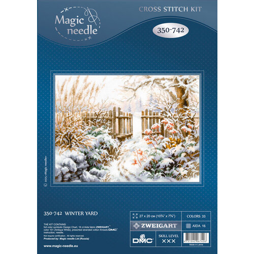 Magic Needle Borduurpakket Winter Yard - Magic Needle