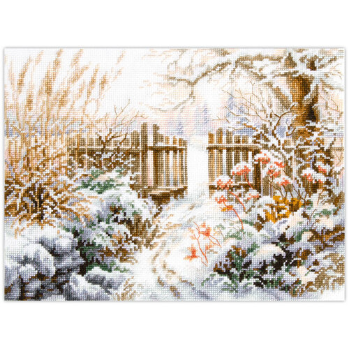 Magic Needle Borduurpakket Winter Yard - Magic Needle Magic Needle Borduurpakket Winter Yard - Magic Needle