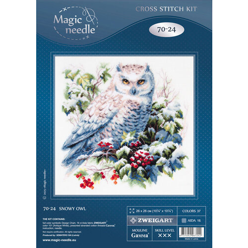 Magic Needle Borduurpakket Snowy Owl - Magic Needle