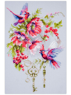 Magic Needle CI Borduurpakket Keys to be Happy - Magic Needle