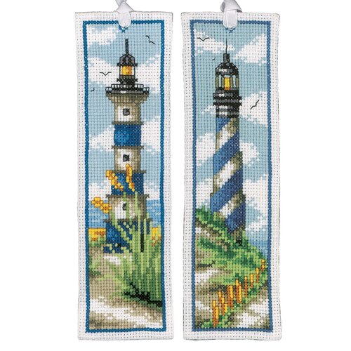 Vervaco Bladwijzer kit Vuurtorens set van 2 Vervaco Bladwijzer kit Vuurtorens set van 2