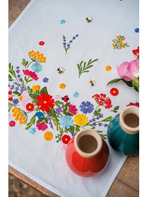 Vervaco Loper kit Kleurrijke wereld van bloemen