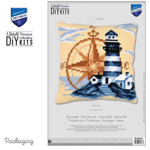 Vervaco Kruissteekkussen kit Marine