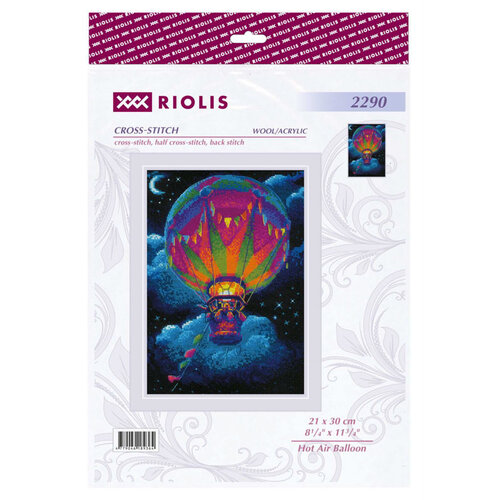 RIOLIS Borduurpakket Hot Air Balloon - RIOLIS