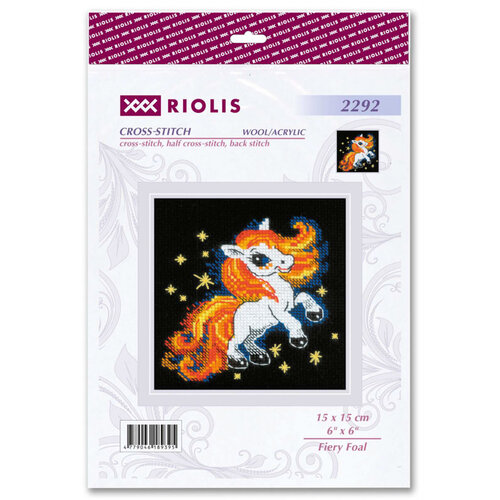 RIOLIS Borduurpakket Fiery Poal - RIOLIS