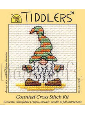 Mouseloft Borduurpakket Gnome - Mouseloft Tiddlers