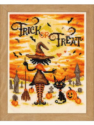 Vervaco Official Telpakket kit Trick or Treat Vervaco Official Telpakket kit Trick or Treat