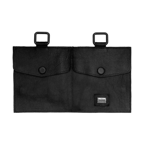Muud Muud Carita H - Afneembare leren tas met praktische details 21x12cm Muud Muud Carita H - Afneembare leren tas met praktische details 21x12cm