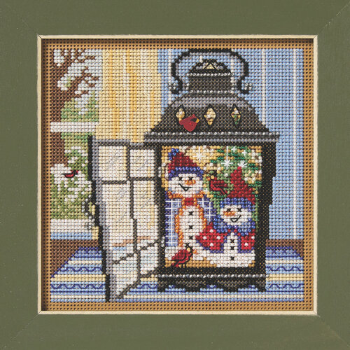 Mill Hill Mill Hill Buttons Beads Winter Series: Snowman Lantern Mill Hill Mill Hill Buttons Beads Winter Series: Snowman Lantern