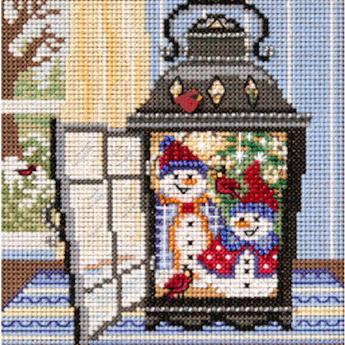 Mill Hill Mill Hill Buttons Beads Winter Series: Snowman Lantern Mill Hill Mill Hill Buttons Beads Winter Series: Snowman Lantern