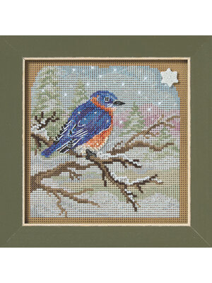 Mill Hill Buttons Beads Winter Series: Snowy Bluebird