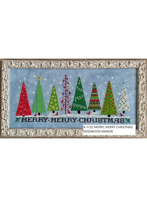 Rosewood Manor Borduurpatroon Rosewood Manor - Merry, Merry Christmas