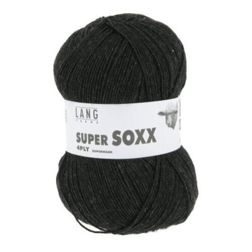 Lang Yarns Lang Yarns | Super Socks 4PLY | 0070 Antraciet Melange (4-draads) Lang Yarns Lang Yarns | Super Socks 4PLY | 0070 Antraciet Melange (4-draads)