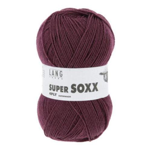 Lang Yarns Lang Yarns | Super Socks 4PLY | 0064 Bordeaux (4-draads) Lang Yarns Lang Yarns | Super Socks 4PLY | 0064 Bordeaux (4-draads)