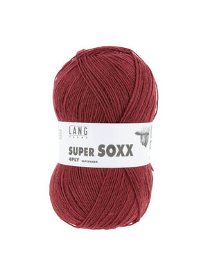 Lang Yarns Lang Yarns | Super Socks 4PLY | 0061 Wijnrood (4-draads)