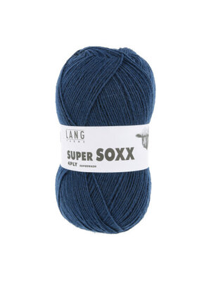 Lang Yarns Lang Yarns | Super Socks 4PLY | 0010 Staalblauw (4-draads)