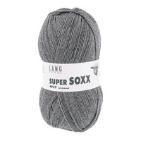 Lang Yarns | Super Socks 4PLY | 0005 Donkergrijs Gemêleerd (4-draads)