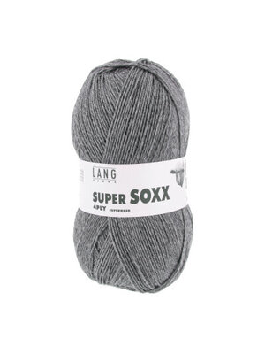 Lang Yarns Lang Yarns | Super Socks 4PLY | 0005 Donkergrijs Gemêleerd (4-draads)