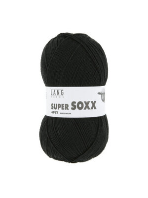 Lang Yarns Lang Yarns | Super Socks 4PLY | 0004 Zwart (4-draads)