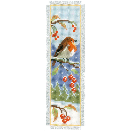 Vervaco Bladwijzer kit Roodborstjes set van 2