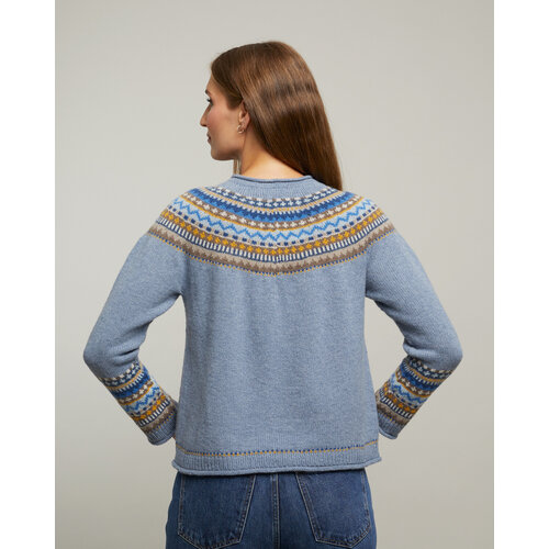 Lamana Breipakket Lamana - Pullover Cara (Blauw) Lamana Breipakket Lamana - Pullover Cara (Blauw)