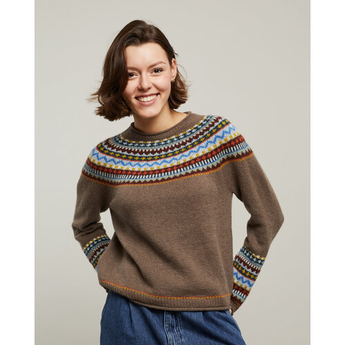 Lamana Breipakket Lamana - Pullover Cara (Bruin) Lamana Breipakket Lamana - Pullover Cara (Bruin)