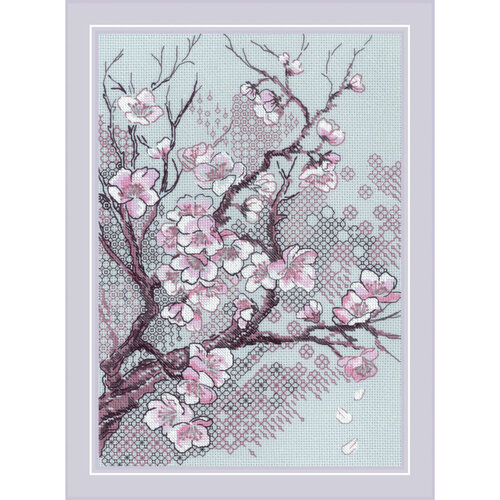 RIOLIS Borduurpakket Plum Blossom - RIOLIS RIOLIS Borduurpakket Plum Blossom - RIOLIS