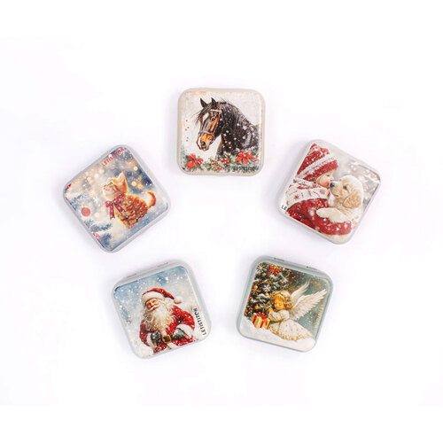 Leti Stitch Santa Metallic Box - Leti Stitch