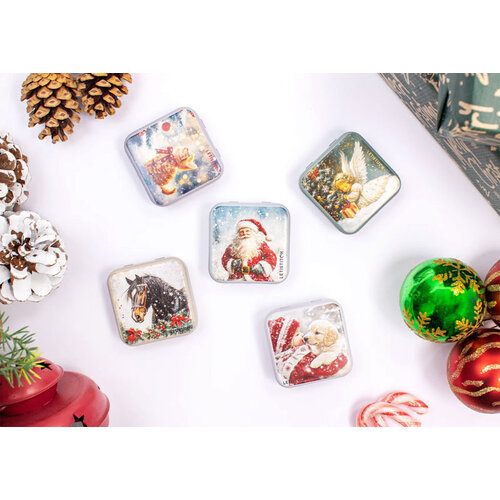 Leti Stitch Santa Metallic Box - Leti Stitch