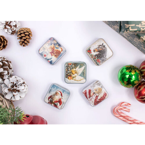 Leti Stitch Christmas Angel Metallic Box - Leti Stitch Leti Stitch Christmas Angel Metallic Box - Leti Stitch