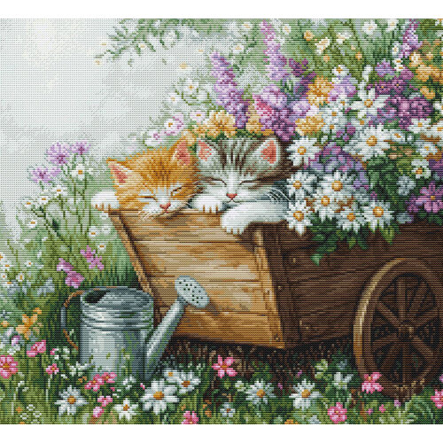 Luca-S Borduurpakket Kittens' Sleep - Luca-S Luca-S Borduurpakket Kittens' Sleep - Luca-S