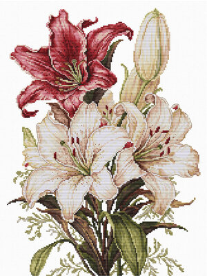 Luca-S Borduurpakket The scent of Lilies - Luca-S