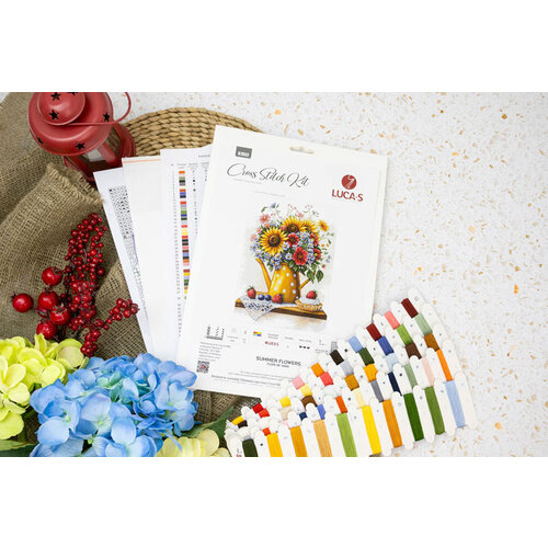 Luca-S Borduurpakket Summer Flowers  - Luca-S