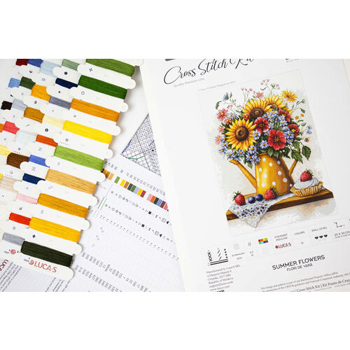 Luca-S Borduurpakket Summer Flowers  - Luca-S