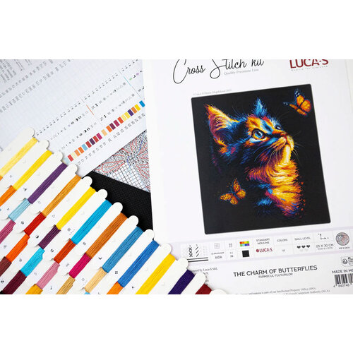 Luca-S Borduurpakket The Charm of Butterflies - Luca-S Luca-S Borduurpakket The Charm of Butterflies - Luca-S