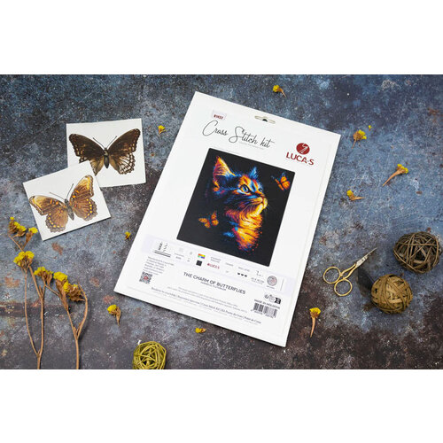 Luca-S Borduurpakket The Charm of Butterflies - Luca-S Luca-S Borduurpakket The Charm of Butterflies - Luca-S