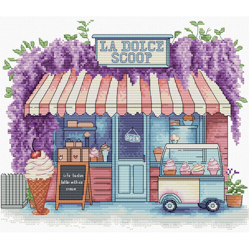 Luca-S Borduurpakket Ice Cream Scoo - Luca-S Luca-S Borduurpakket Ice Cream Scoo - Luca-S