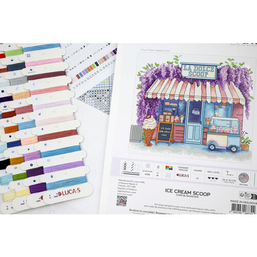 Luca-S Borduurpakket Ice Cream Scoo - Luca-S