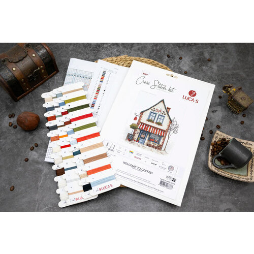 Luca-S Borduurpakket Welcome to Coffee! - Luca-S Luca-S Borduurpakket Welcome to Coffee! - Luca-S
