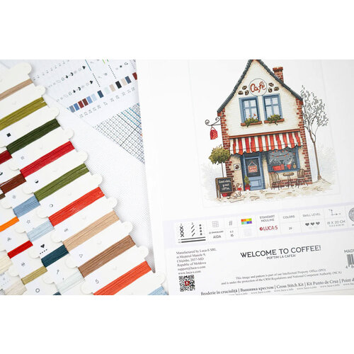 Luca-S Borduurpakket Welcome to Coffee! - Luca-S Luca-S Borduurpakket Welcome to Coffee! - Luca-S