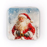 Santa Metallic Box - Leti Stitch